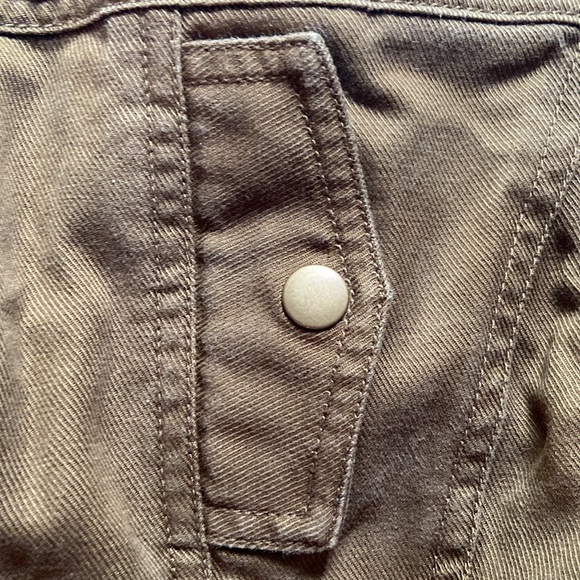 Madewell Olive Green 3/4 Sleeve Belted Jumpsuit coveralls size xs - Picture 7 of 13